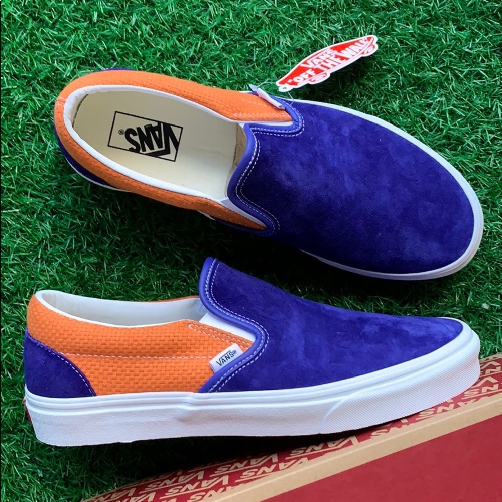 VANS CLASSIC SLIP-ON P&C ROYAL BLUE/APRICOT BUFF M - Picture 3 of 16